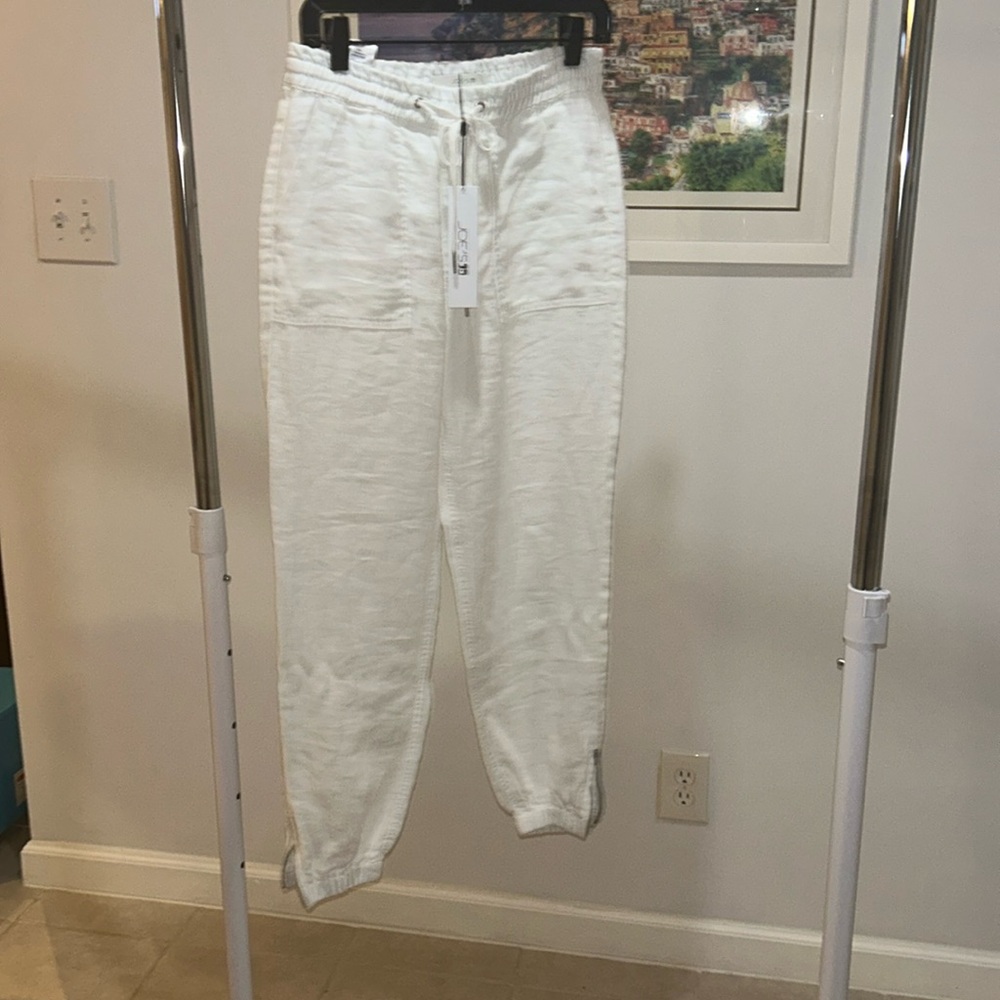 Joe's 100% linen pant size S